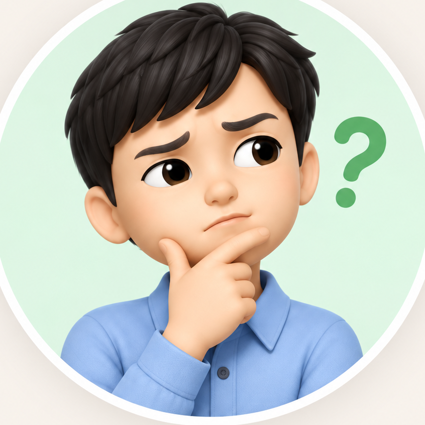 고민하는 캐릭터